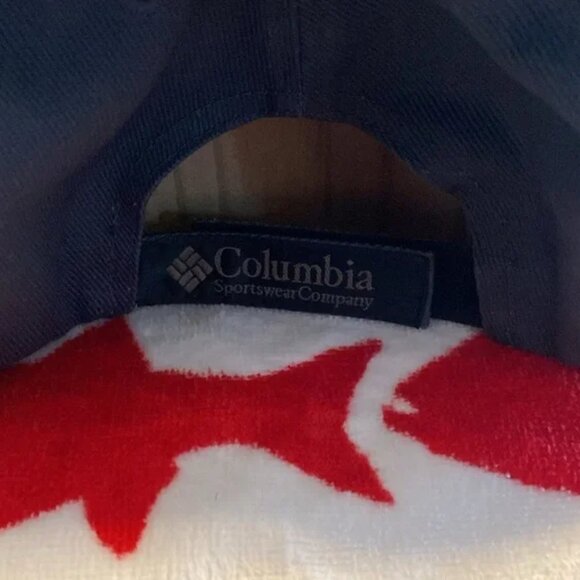 Vintage Columbia Sportswear Hat Gray Strap Back Unisex Adult Cap - Picture 6 of 7